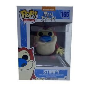 Funko Pop Stimpy #165 Nickelodeon Ren & Stimpy Animation Vinyl Figure NIB